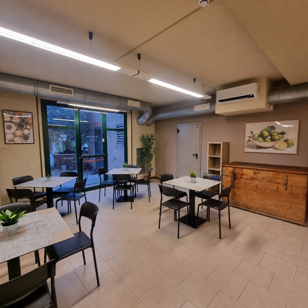 Sala colazione, vista sulla corte interna