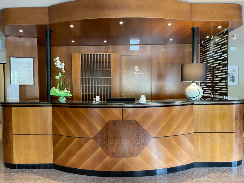 Dettaglio reception Hotel La Magione